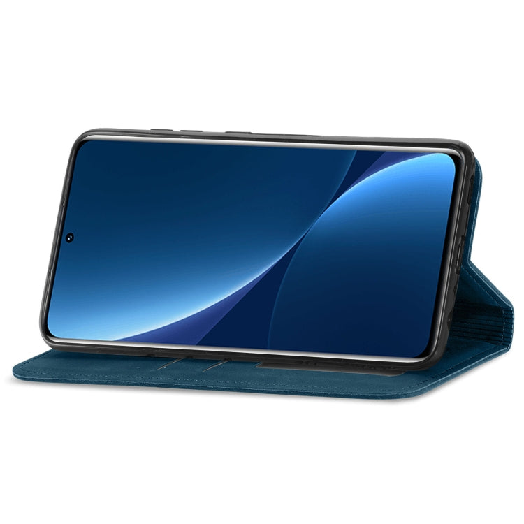 For Xiaomi 12 Pro Retro Skin Feel Magnetic Flip Leather Phone Case