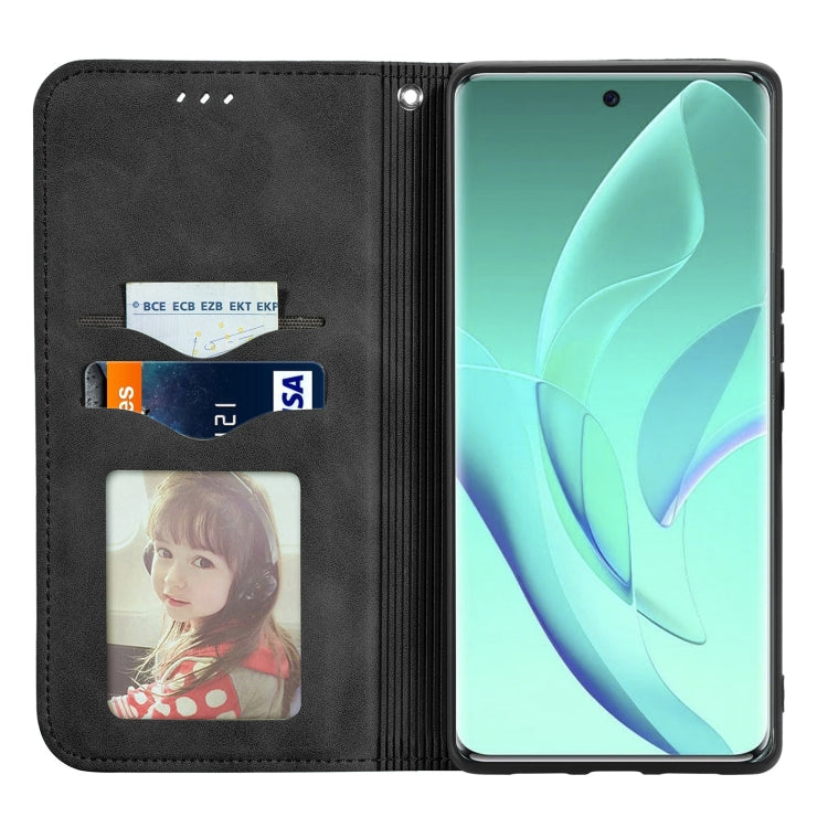 For Honor 60 Pro Retro Skin Feel Magnetic Horizontal Flip Leather Phone Case