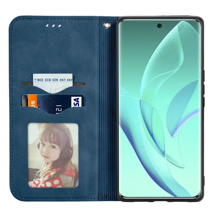 For Honor 60 Pro Retro Skin Feel Magnetic Horizontal Flip Leather Phone Case