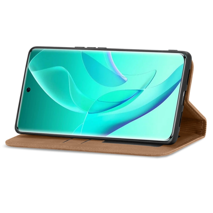 For Honor 60 Pro Retro Skin Feel Magnetic Horizontal Flip Leather Phone Case