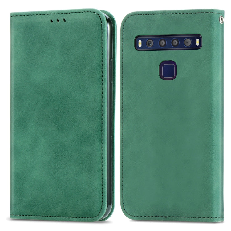 For TCL 10L Retro Skin Feel Magnetic Horizontal Flip Leather Phone Case