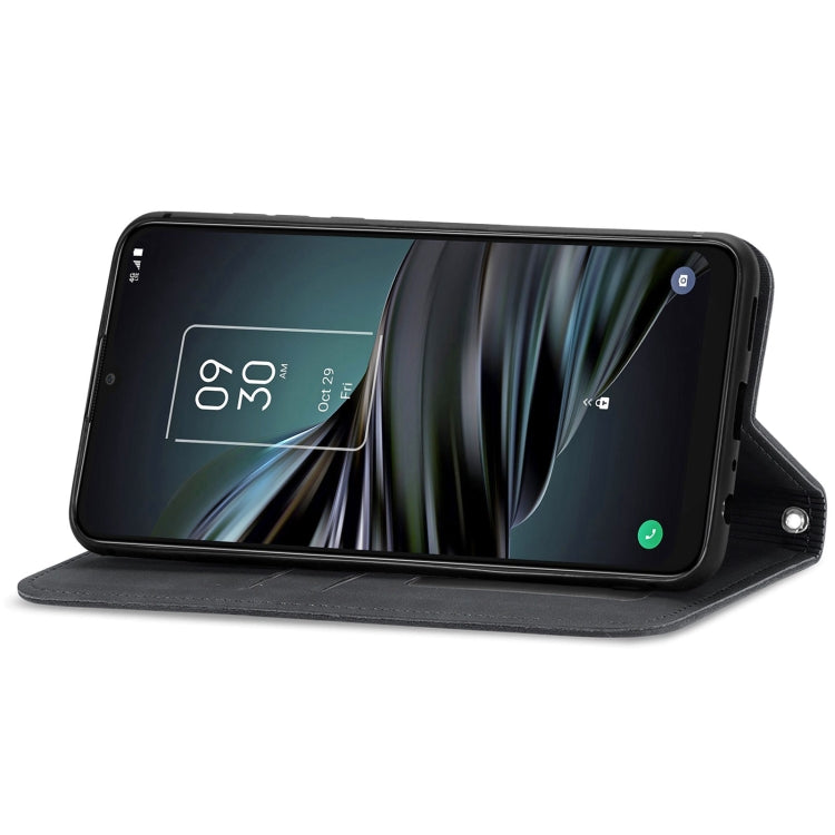 For TCL 20 XE Retro Skin Feel Magnetic Horizontal Flip Leather Phone Case