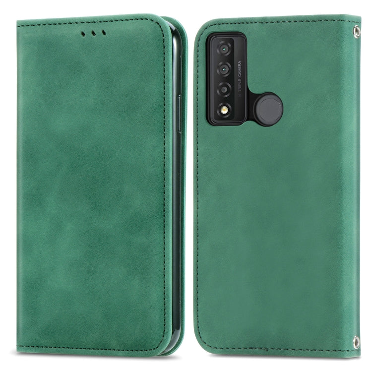For TCL 20 XE Retro Skin Feel Magnetic Horizontal Flip Leather Phone Case