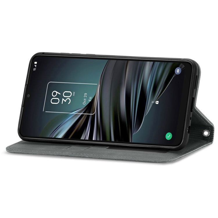 For TCL 20 XE Retro Skin Feel Magnetic Horizontal Flip Leather Phone Case