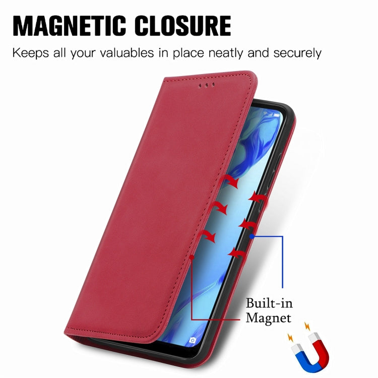 For TCL 20B Retro Skin Feel Magnetic Horizontal Flip Leather Phone Case