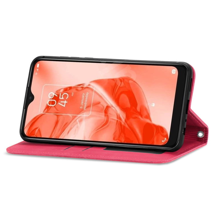 For TCL 205 Retro Skin Feel Magnetic Horizontal Flip Leather Phone Case