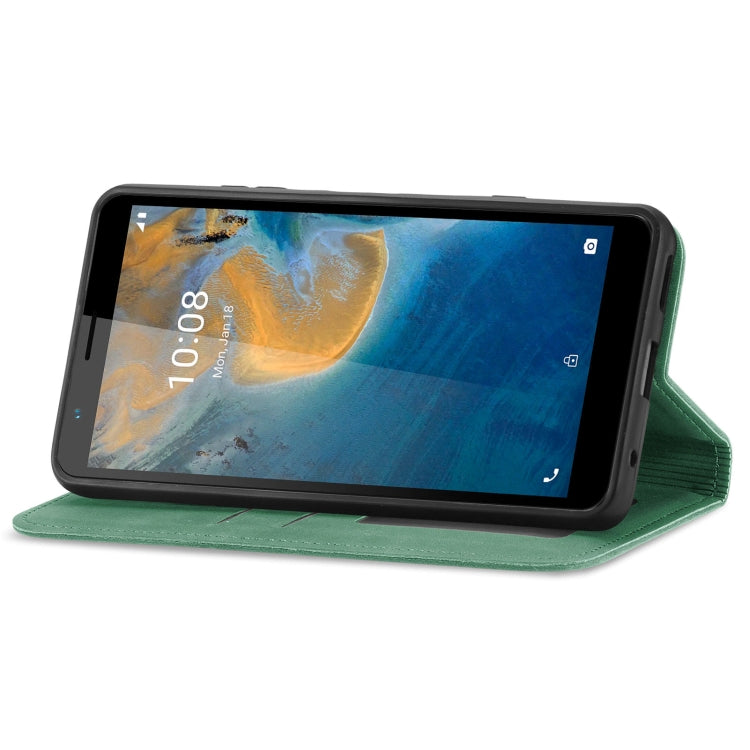 For ZTE Blade A31 Retro Skin Feel Magnetic Horizontal Flip Leather Phone Case