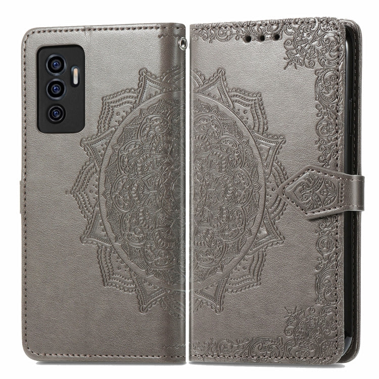 For vivo S10e Mandala Flower Embossed Horizontal Flip Leather Phone Case