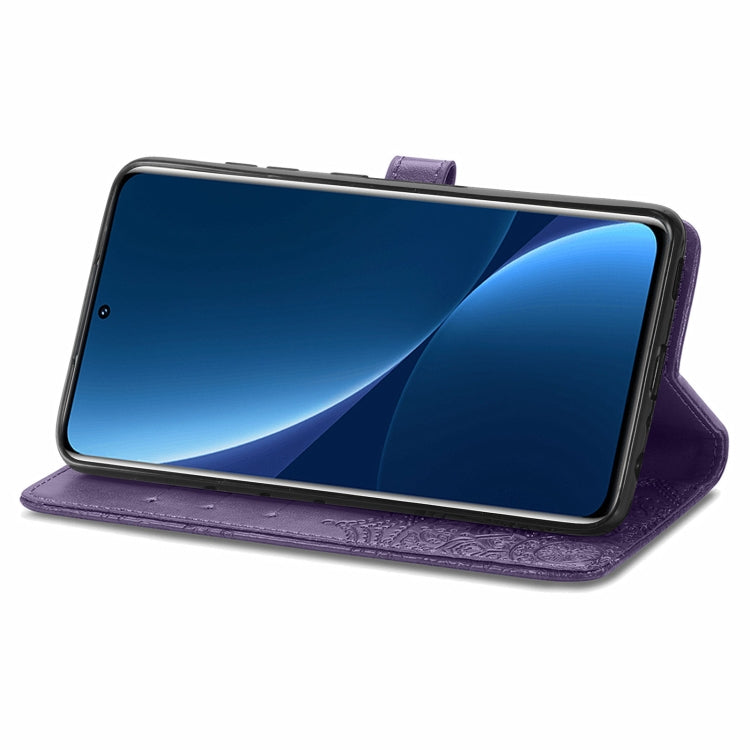 For Xiaomi 12 Pro Mandala Flower Embossed Horizontal Flip Leather Phone Case