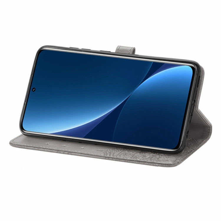 For Xiaomi 12 Pro Mandala Flower Embossed Horizontal Flip Leather Phone Case