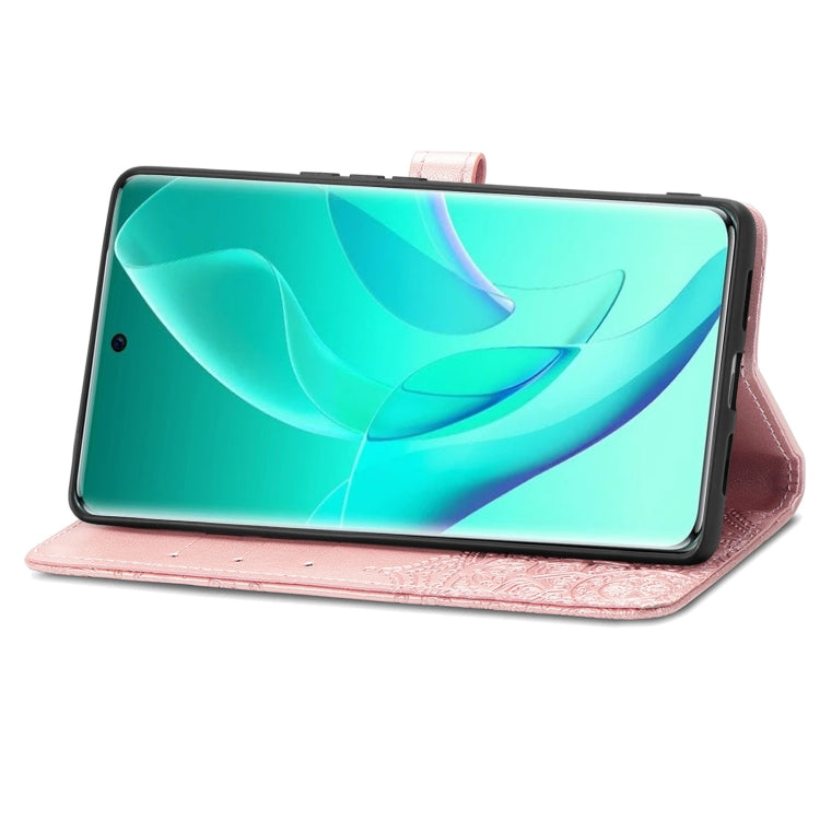 For Honor 60 Pro Mandala Flower Embossed Horizontal Flip Leather Phone Case