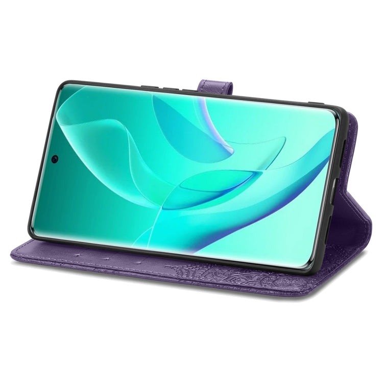 For Honor 60 Pro Mandala Flower Embossed Horizontal Flip Leather Phone Case