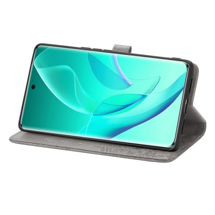 For Honor 60 Pro Mandala Flower Embossed Horizontal Flip Leather Phone Case