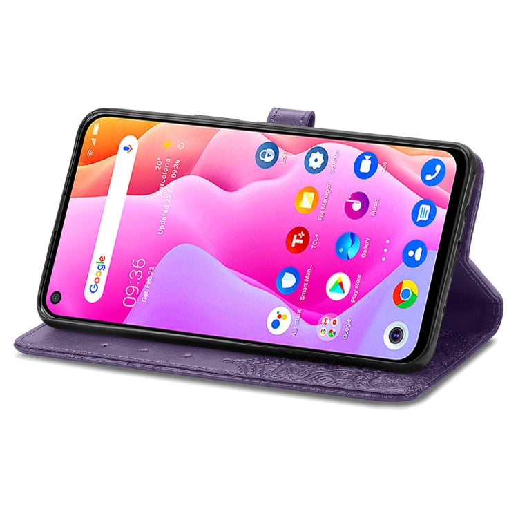 For TCL 10L Mandala Flower Embossed Horizontal Flip Leather Phone Case