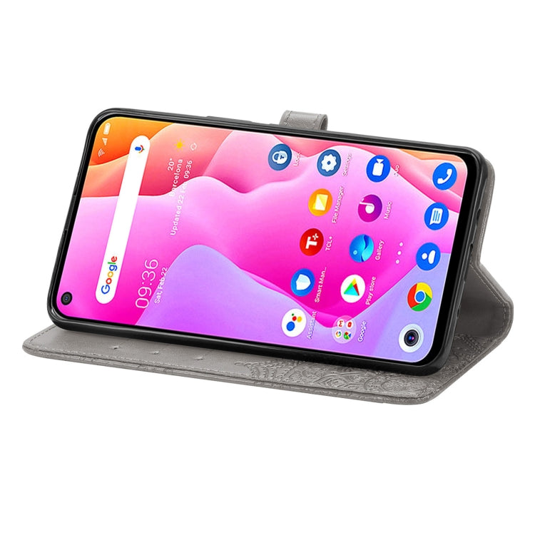 For TCL 10L Mandala Flower Embossed Horizontal Flip Leather Phone Case