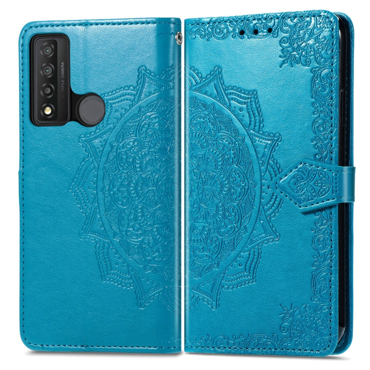 For TCL 20 XE Mandala Flower Embossed Horizontal Flip Leather Phone Case