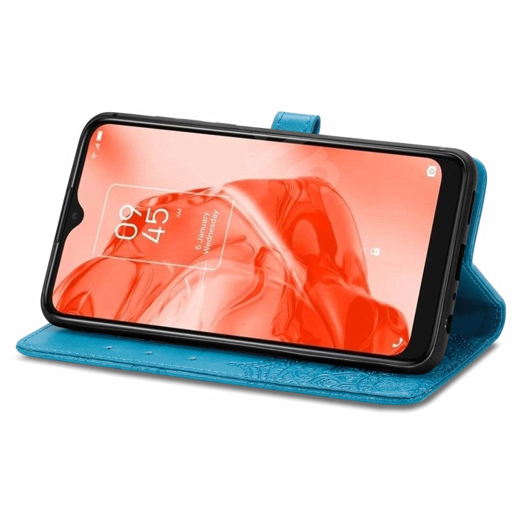 For TCL 205 Mandala Flower Embossed Horizontal Flip Leather Phone Case