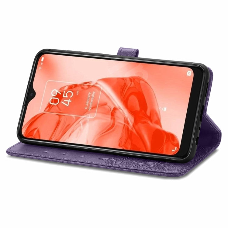 For TCL 205 Mandala Flower Embossed Horizontal Flip Leather Phone Case