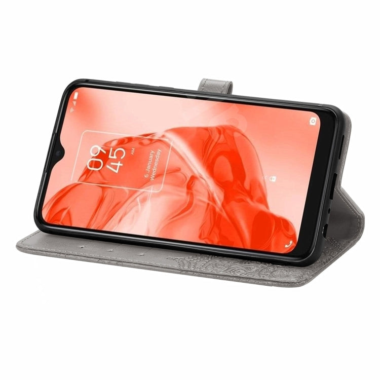 For TCL 205 Mandala Flower Embossed Horizontal Flip Leather Phone Case