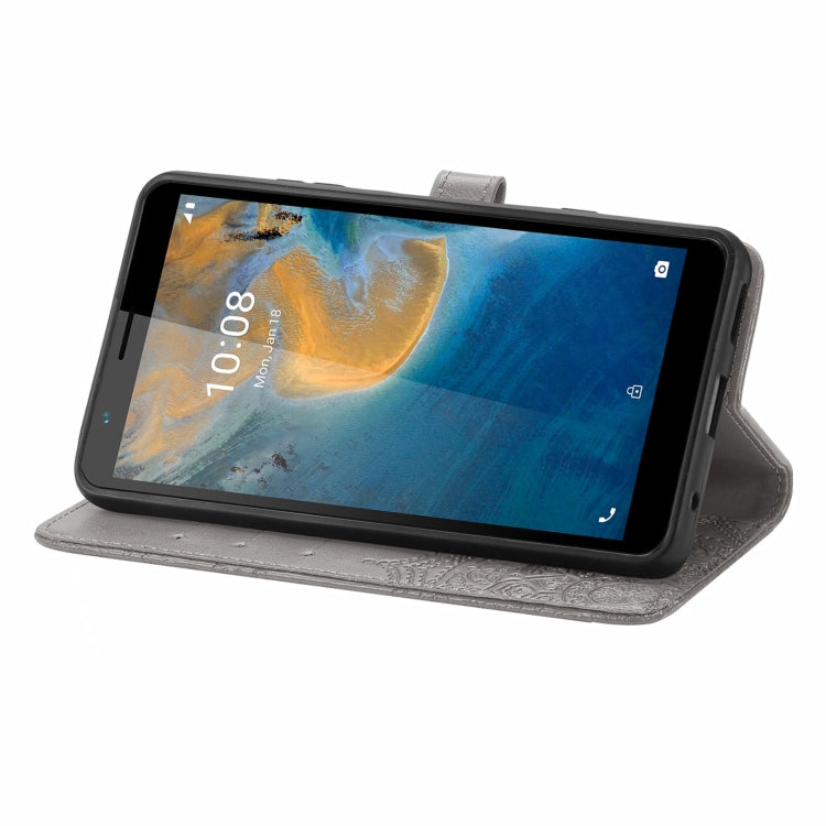 For ZTE Blade A31 Mandala Flower Embossed Horizontal Flip Leather Phone Case