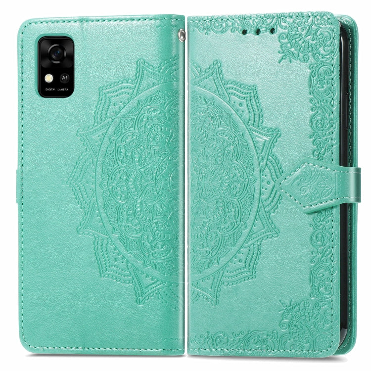 For ZTE Blade A31 Mandala Flower Embossed Horizontal Flip Leather Phone Case