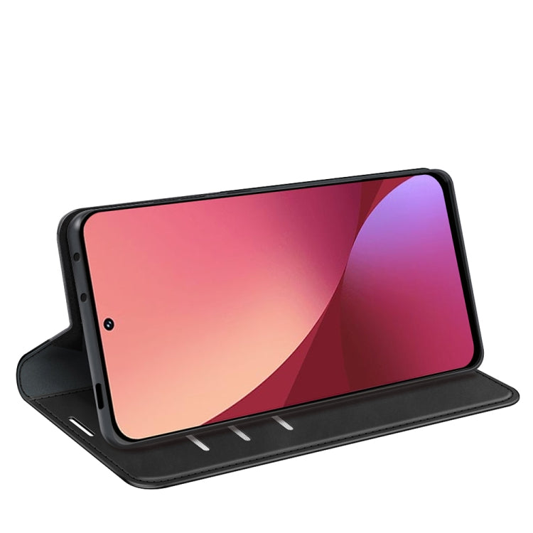For Xiaomi 12 Retro-skin Magnetic Suction Leather Phone Case