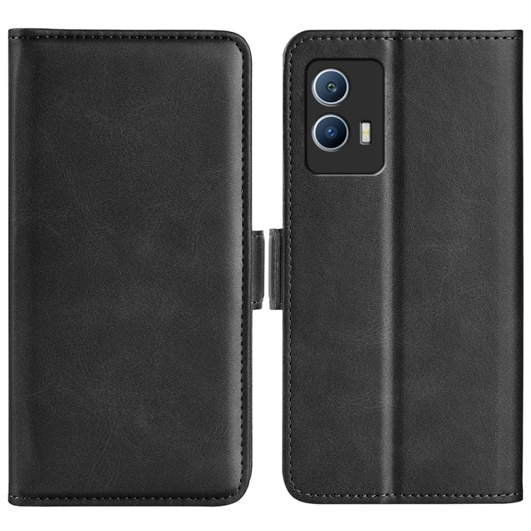 For vivo IQOO U5 5G Dual-side Magnetic Buckle Flip Leather Phone Case