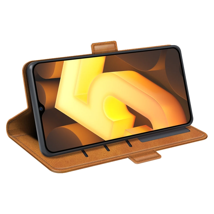 For vivo IQOO U5 5G Dual-side Magnetic Buckle Flip Leather Phone Case