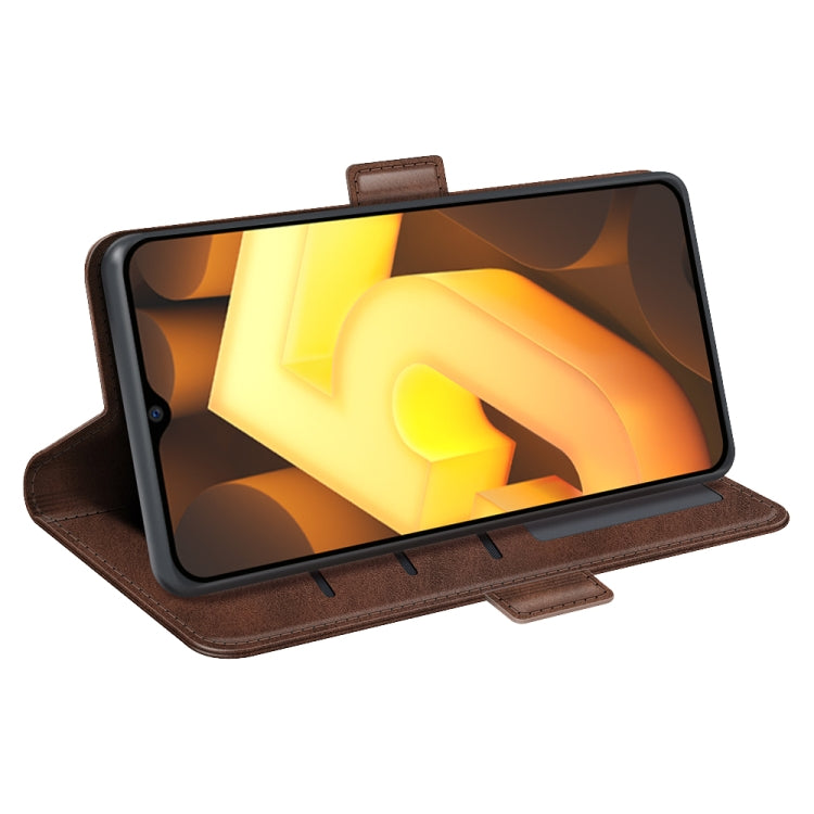 For vivo IQOO U5 5G Dual-side Magnetic Buckle Flip Leather Phone Case