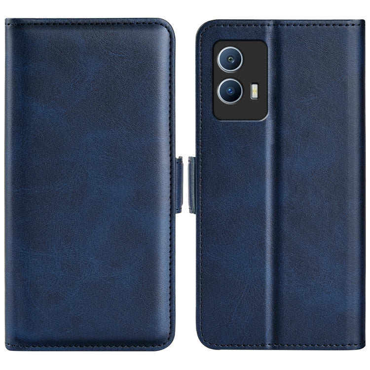 For vivo IQOO U5 5G Dual-side Magnetic Buckle Flip Leather Phone Case