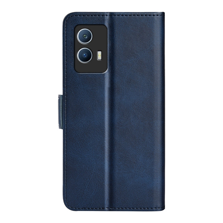 For vivo IQOO U5 5G Dual-side Magnetic Buckle Flip Leather Phone Case