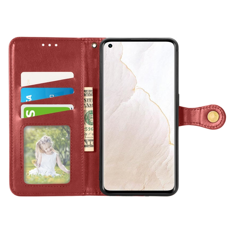 For OPPO  Realme GT Explorer Master Solid Color Leather Buckle Phone Case