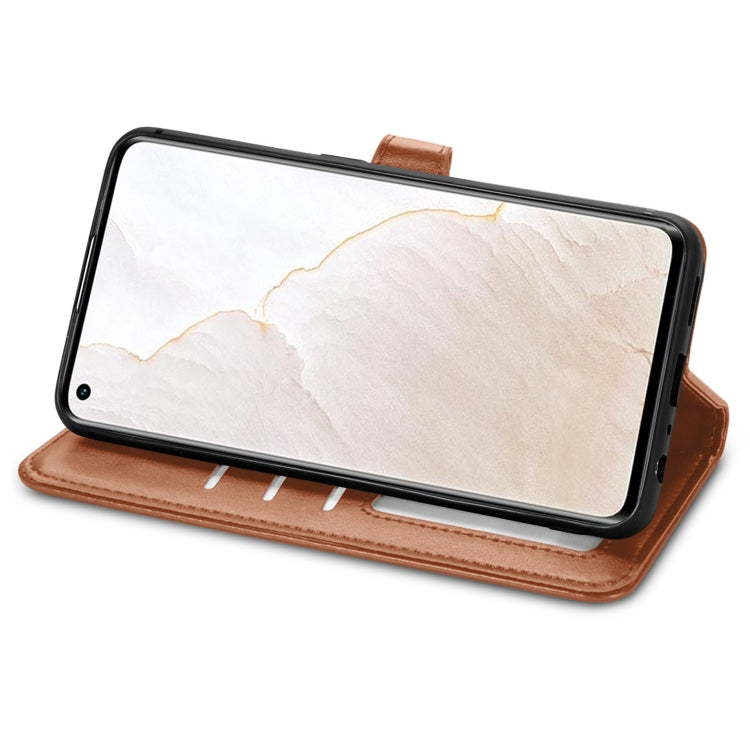 For OPPO  Realme GT Explorer Master Solid Color Leather Buckle Phone Case