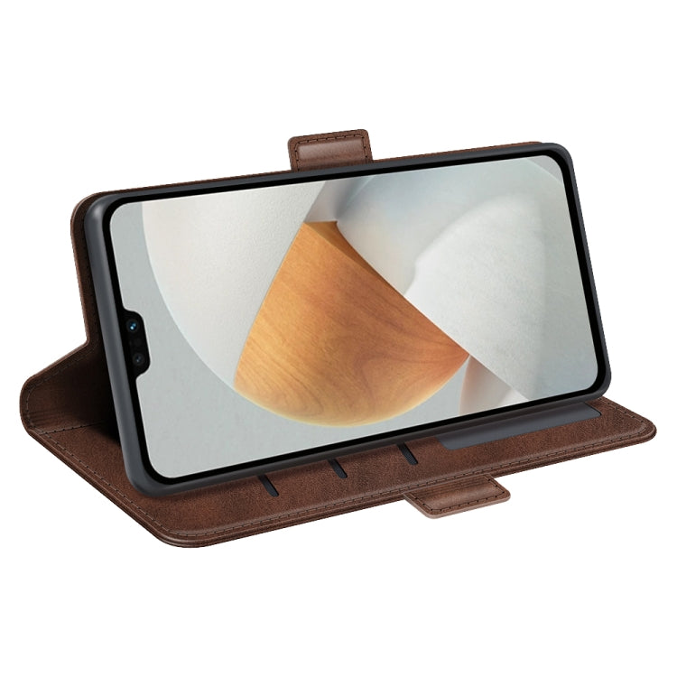 For vivo S12 Dual-side Magnetic Buckle Flip Leather Phone Case