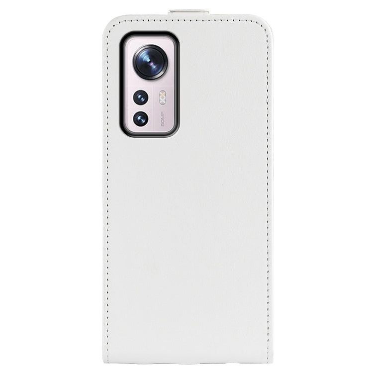For Xiaomi 12 Pro R64 Texture Vertical Flip Leather Phone Case