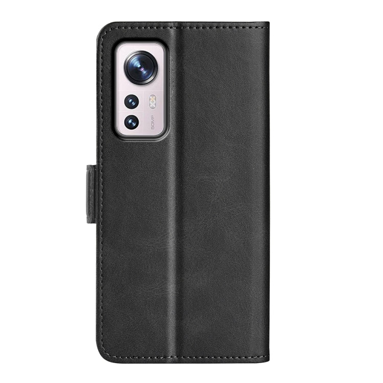 For Xiaomi 12 Pro Dual-side Magnetic Buckle Flip Leather Phone Case