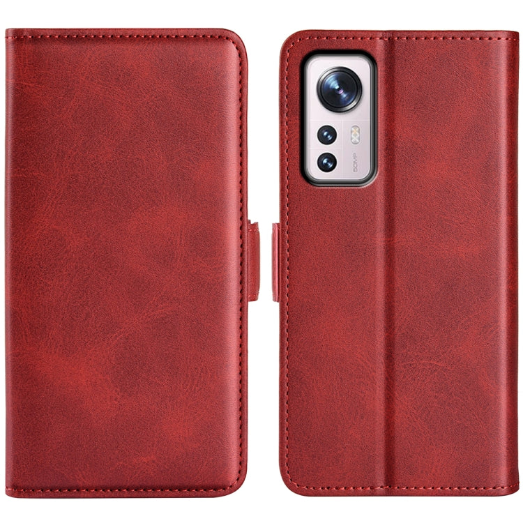 For Xiaomi 12 Pro Dual-side Magnetic Buckle Flip Leather Phone Case