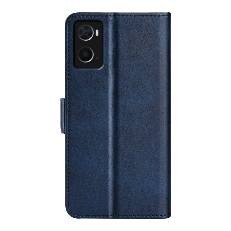 For OPPO A36 Dual-side Magnetic Buckle Leather Phone Case