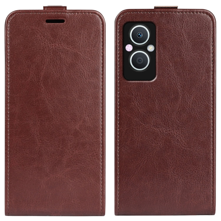 For OPPO A96 5G R64 Texture Vertical Flip Leather Phone Case