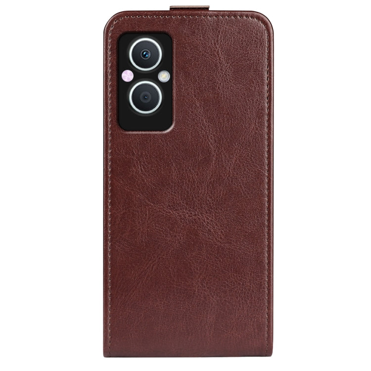 For OPPO A96 5G R64 Texture Vertical Flip Leather Phone Case