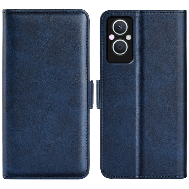 For OPPO A96 5G Dual-side Magnetic Buckle Leather Phone Case