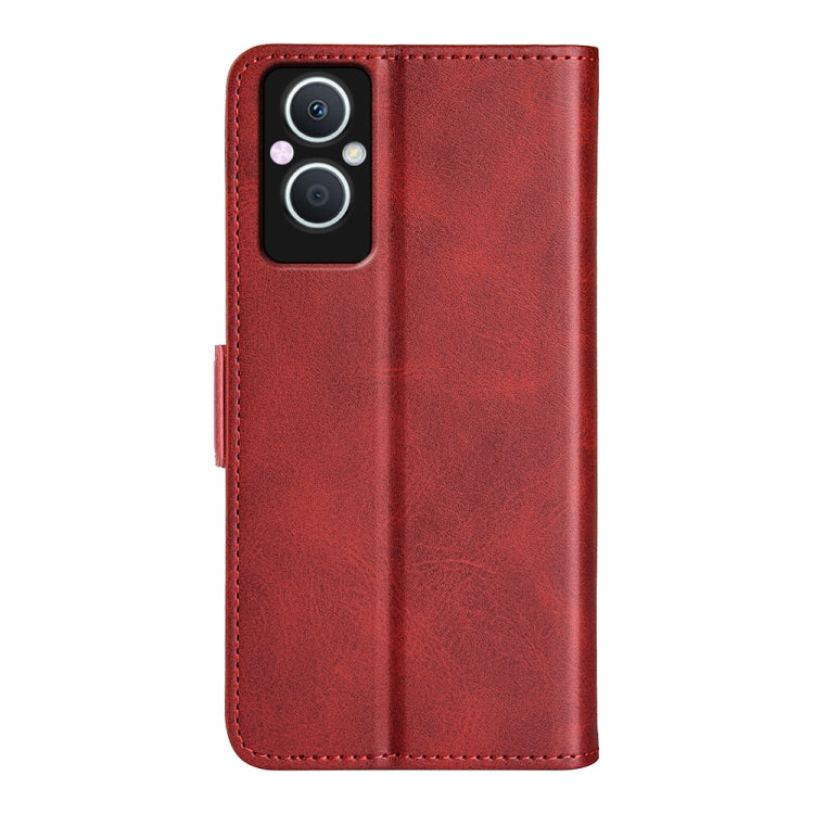 For OPPO A96 5G Dual-side Magnetic Buckle Leather Phone Case
