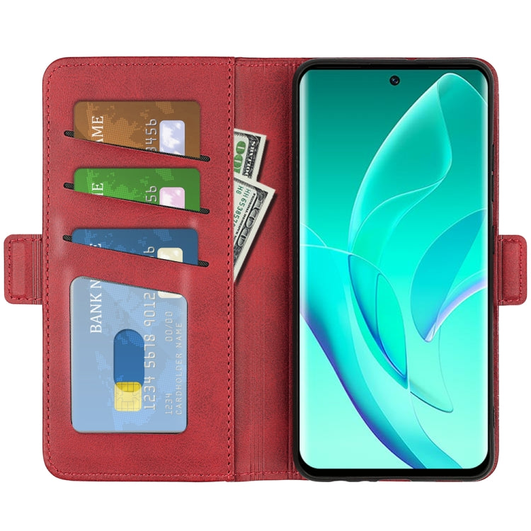 For Honor 60 Dual-side Magnetic Buckle Leather Phone Case