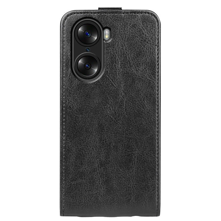 For Honor 60 R64 Texture Single Vertical Flip Leather Phone Case