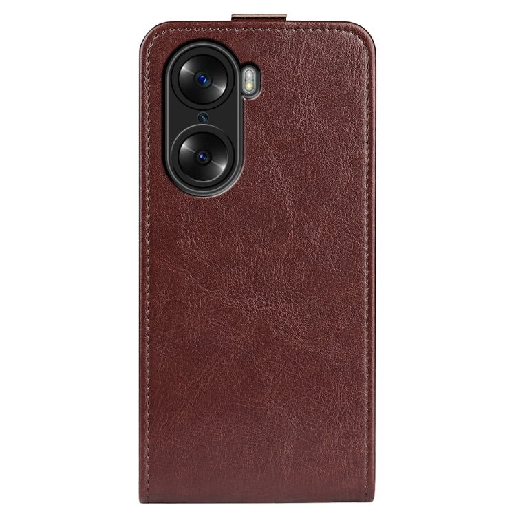 For Honor 60 R64 Texture Single Vertical Flip Leather Phone Case