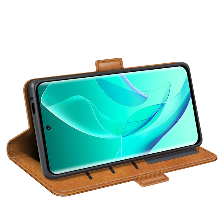 For Honor 60 Pro Dual-side Magnetic Buckle Leather Phone Case