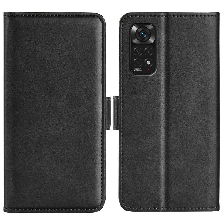 For Xiaomi Redmi Note 11 4G / Note 11S Dual-side Magnetic Buckle Leather Phone Case