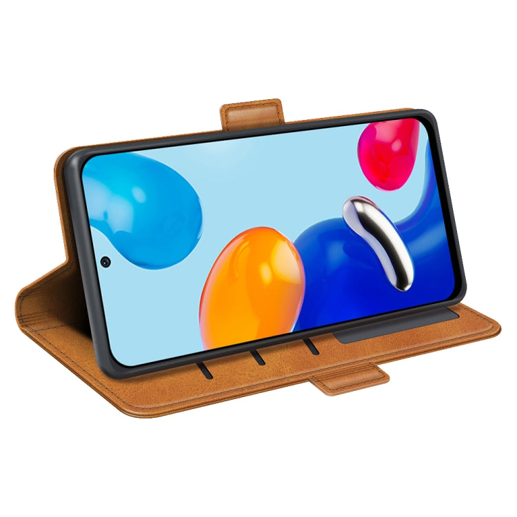 For Xiaomi Redmi Note 11 4G / Note 11S Dual-side Magnetic Buckle Leather Phone Case