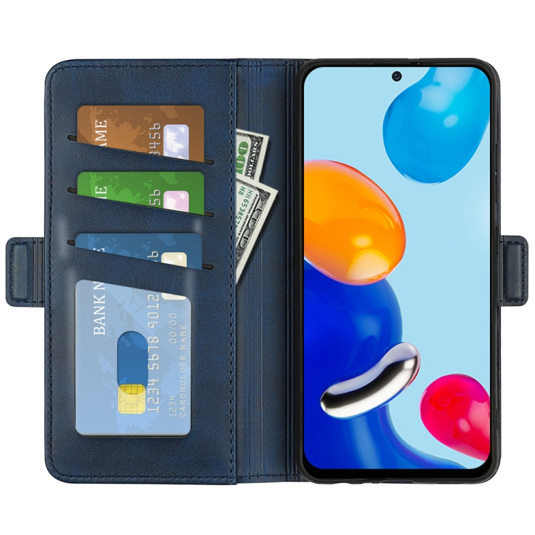 For Xiaomi Redmi Note 11 4G / Note 11S Dual-side Magnetic Buckle Leather Phone Case
