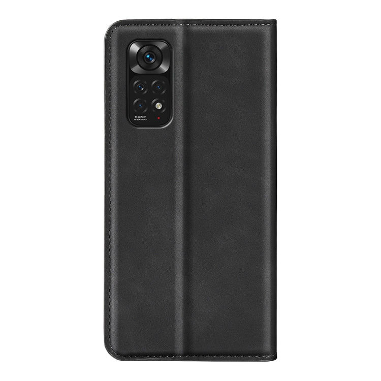 For Xiaomi Redmi Note 11 4G / Note 11S Retro-skin Magnetic Suction Leather Phone Case